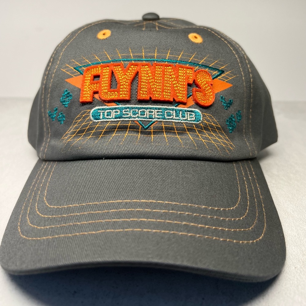 Disney Parks Tron Lightcycle Run Flynn’s Arcade Cap Hat Adjustable New